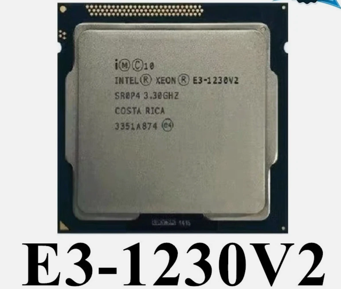 Intel Computer Intel Xeon E3-1230 V2 Processor Model Processors