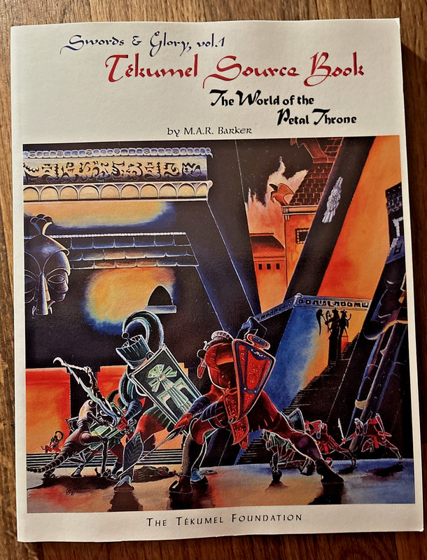 Swords & Glory Vol 1 Tekumel Source Book World of the Petal Throne POD