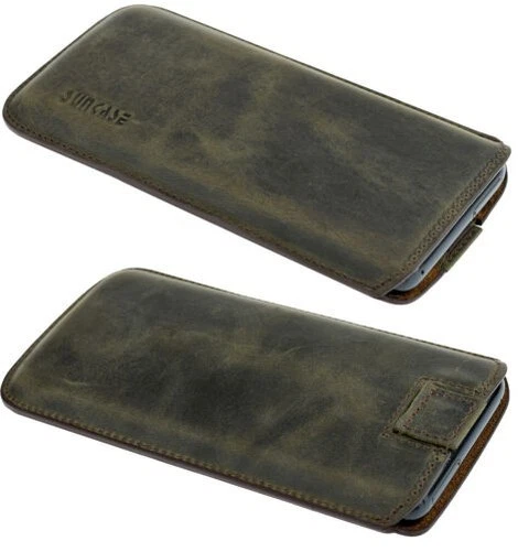 Hülle Suncase In Vera Pelle Custodia Slim Per HTC 10 - Immagine 4 di 4