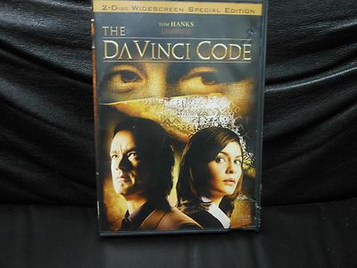 The DaVinci Code (DVD, 2005, 2-Disc Widescreen Special Edition) USED
