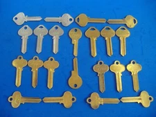 LOT OF 149 PIECE RUSSWIN & CORBIN LOCKSMITH KEY BLANK ASS'T.