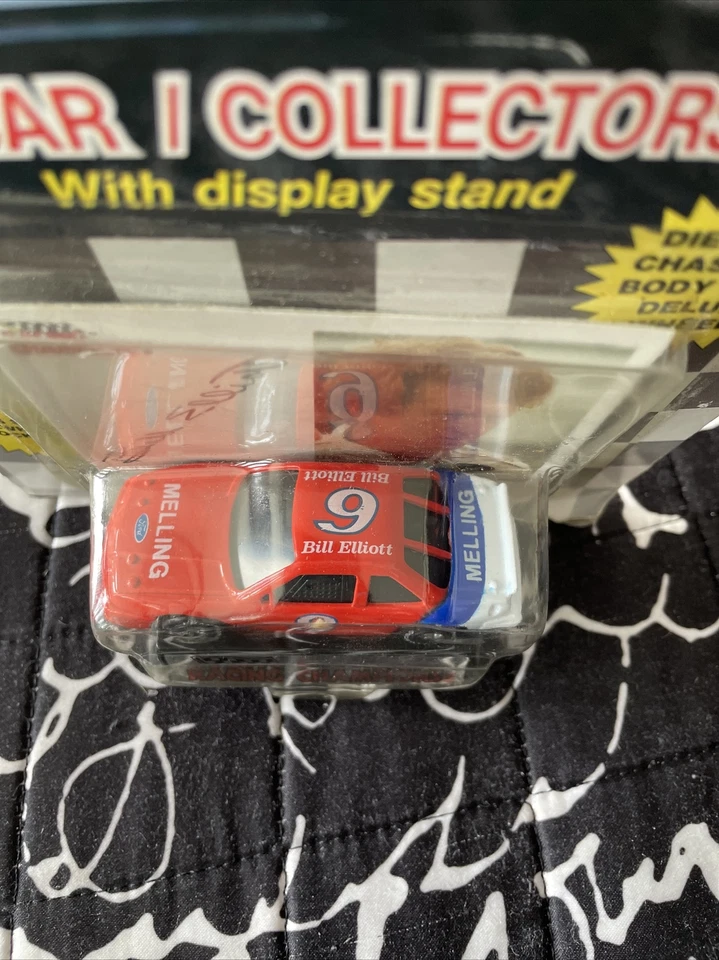 1989 #9 BILL ELLIOTT СЕРИИ 1 - РЕЗИНОВАЯ ШИНА - ОРАНЖЕВАЯ КРАСКА #1223             - Изображение 3 из 4