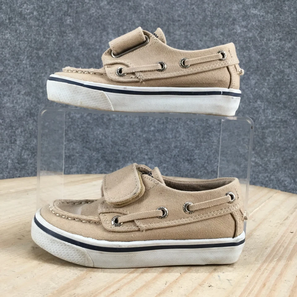 Zapatos de Barco Sperry Top Sider Niño 8 M Gancho y Lazo Informales Marrón Lona Cómodos Foto 2 de 4