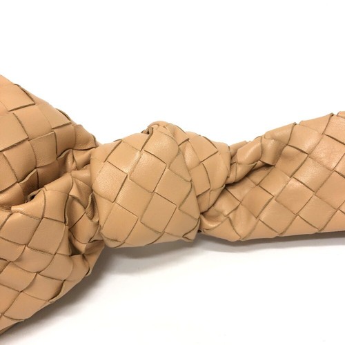 BOTTEGA VENETA 652001 Intrecciato Mini The Twist Handbag Beige/GoldHardware - Picture 9 of 11