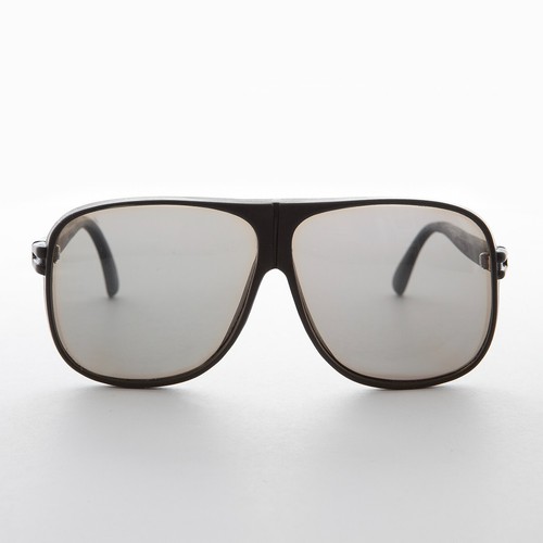 Matte Black True Vintage Aviator Polarized Sunglass - Navigator