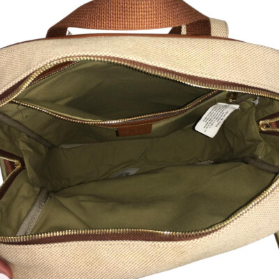 NWT Gucci Women\'s Backpack Stripes Green & Red Buckle GG Beige Multi Sz M Gucci Women main image 2