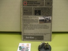  Axis  Allies Miniatures BASE SET II Wehrmacht Expert Sniper with card 34/45 