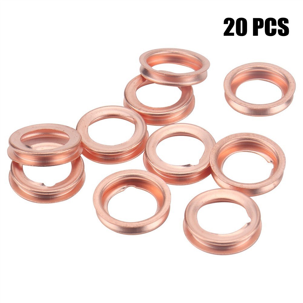 20*Metal Oil Drain Plug Crush Washer Gasket 1102601M02/For Nissan For