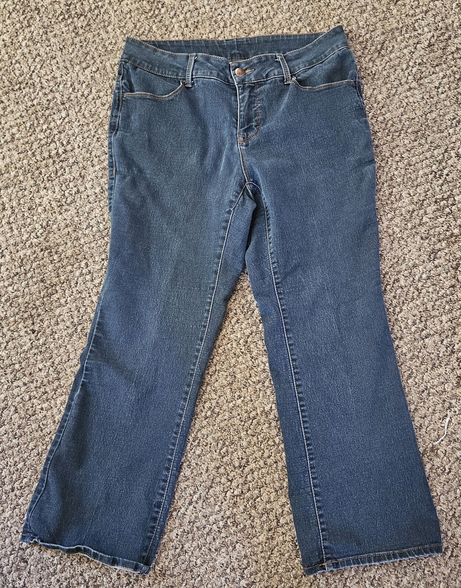 Women's Faded Glory Bootcut Jeans Sz 16WP Blue Cotton Polyester Spandex  Denim