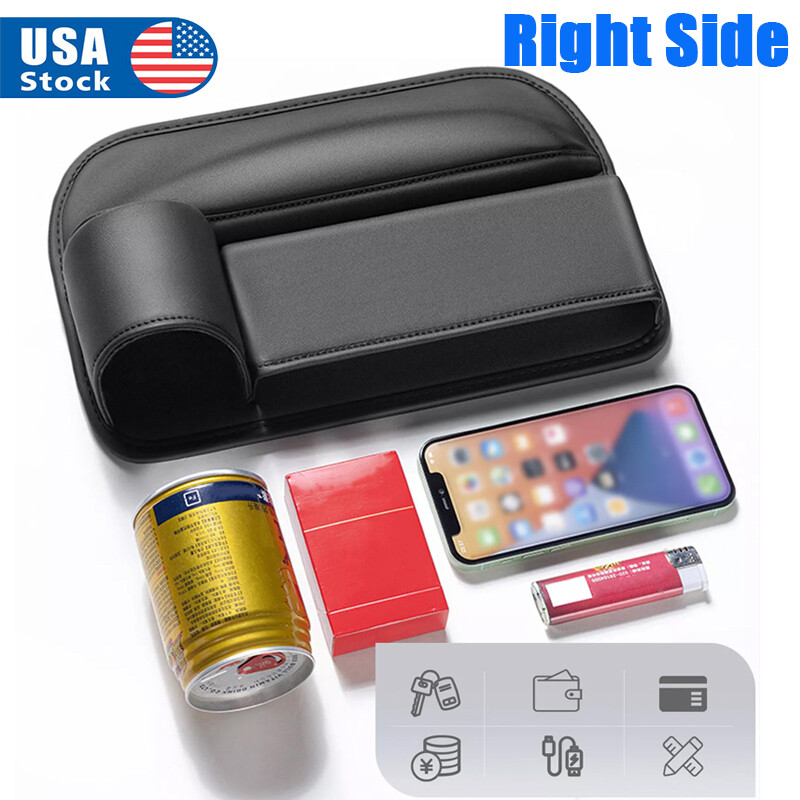 Car Seat Gap Filler Right Side Phone Holder Organizer Storage Box Accessories US