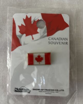 CANADA FLAG ENAMEL LAPEL PIN RED CANADIAN MAPLE LEAF TIE TACK BADGE EMBLEM