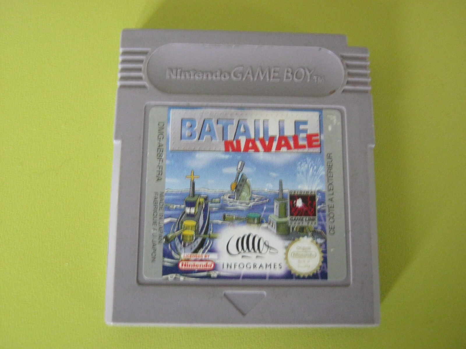 NINTENDO GAME BOY BATAILLE NAVALE FRANCE TBE