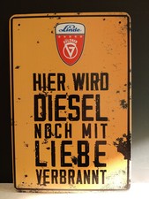 Güldner Blechschild Diesel Bulldog Traktor Oldtimer Trecker Schlepper