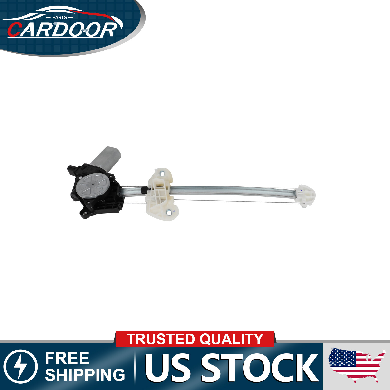 For 2012-2015 Honda Civic Sedan Power Window Regulator with Motor Rear Left