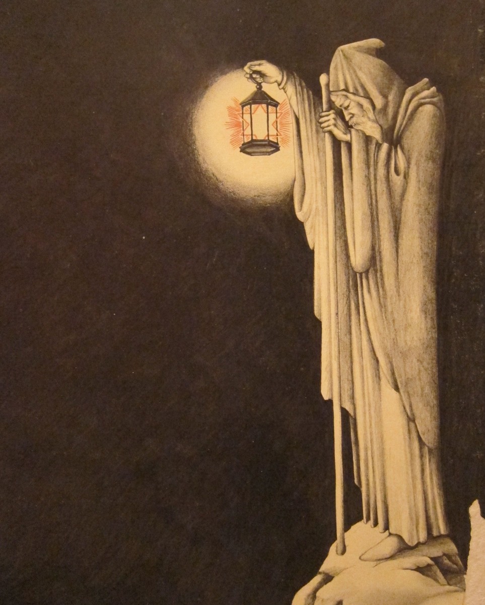 Led Zeppelin WALL POSTER Hermit Stairway To Heaven (SZ: A4 A3 A2