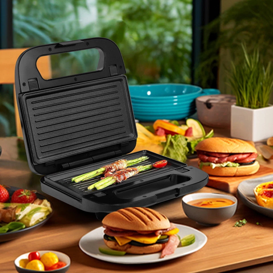 3-in-1 Sandwich Maker Toaster Waffle Iron Grill Multifunctional Set - Bild 1 von 4