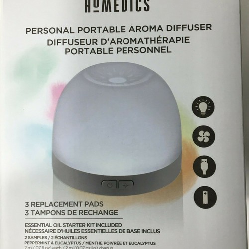 HOMEDICS PERSONAL PORTABLE AROMA DIFFUSER/OIL DIFFUSER/COLOR CHANGING