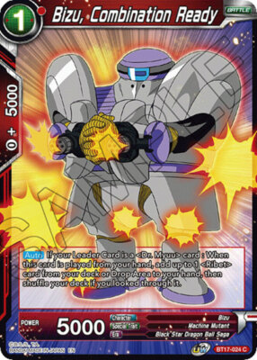 Light Play DBS:M Bizu, Combination Ready - BT17-024 - C - Foil Ultimate Squad (B