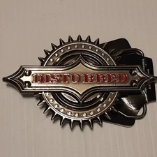 HARD ROCK HEAVY METAL BAND DISTUBBED Metal Belt Buckle