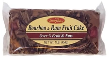 Jane Parker Bourbon & Rum Fruitcake Fruit Cake 16 Ounce Loaf FREE SHIPPING!