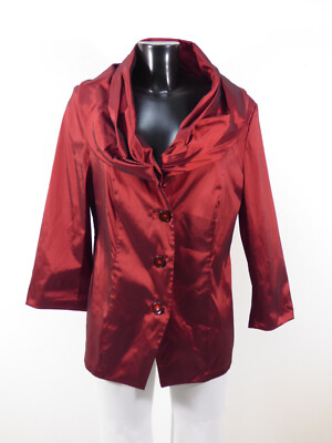 Ulla Popken women's jacket size 42/44 de/red and NWT (S 1460)