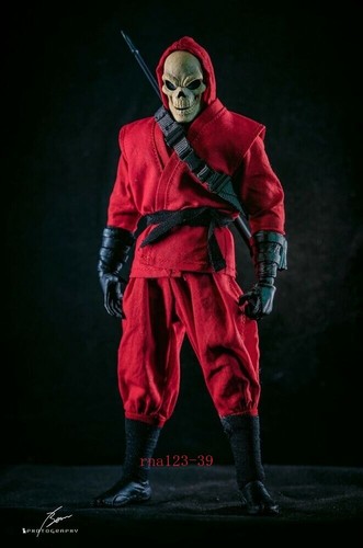 1/12 Scale Soldier Clothes Ninja Suit Model Fit 6" Action Figure Body - Picture 4 of 24