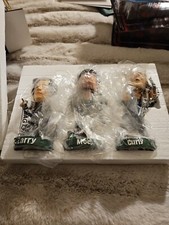 NECA THE THREE STOOGES HEAD KNOCKERS BOBBLEHEADS FOOTBALL BOXED SET 2006 NEW