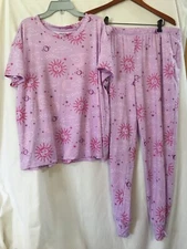 NEW Joyspun Women Pajamas Set Moon Stars Top Jogger  pants pockets 2pc U pick