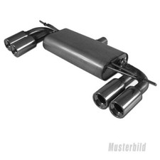 Fox Duplex Auspuff Sportauspuff Endschalldämpfer für Mercedes S-Klasse Typ 220