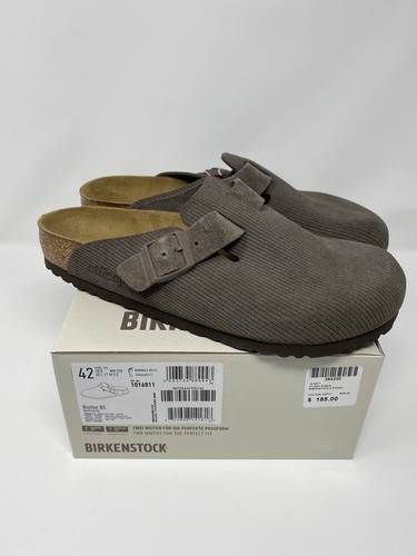 Brand New Stussy Birkenstock Boston Anthracite Size 42 Men's 9 Brand New In  Hand | eBay