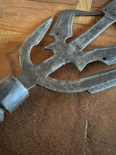 Mongo Konda Kongo Statusmesser Schmuckmesser Manille Primitivgeld Afrika Sengele - Bild 19 von 24