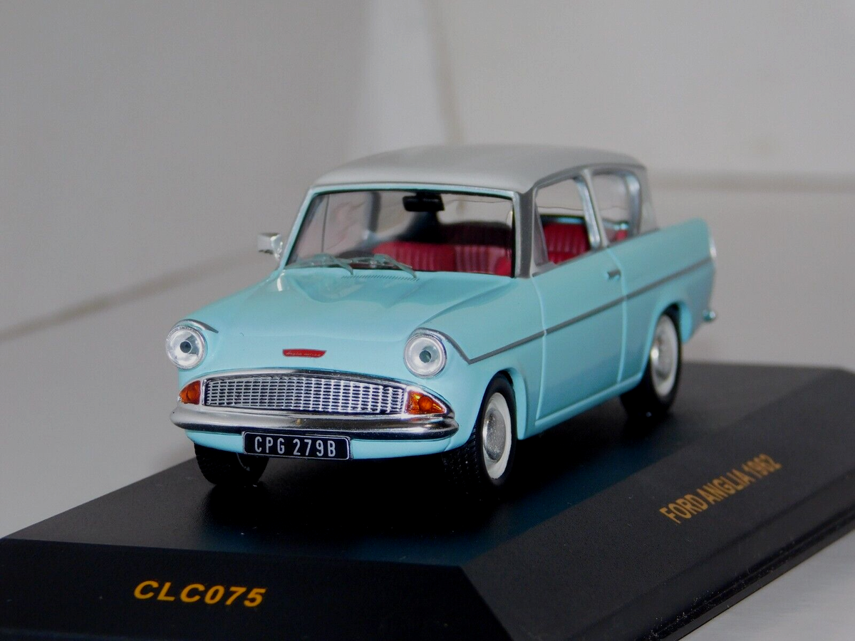 FORD ANGLIA 1962 LIGHT BLUE WHITE IXO CLC075 1:43 | eBay