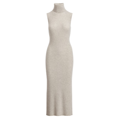 $498 Polo Ralph Lauren Grey Ribbed 