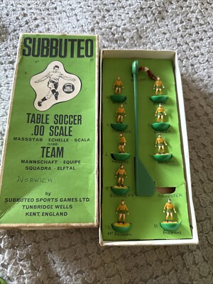 Subbuteo équipes Poids Lourds – Norwich City – Rare, Vintage