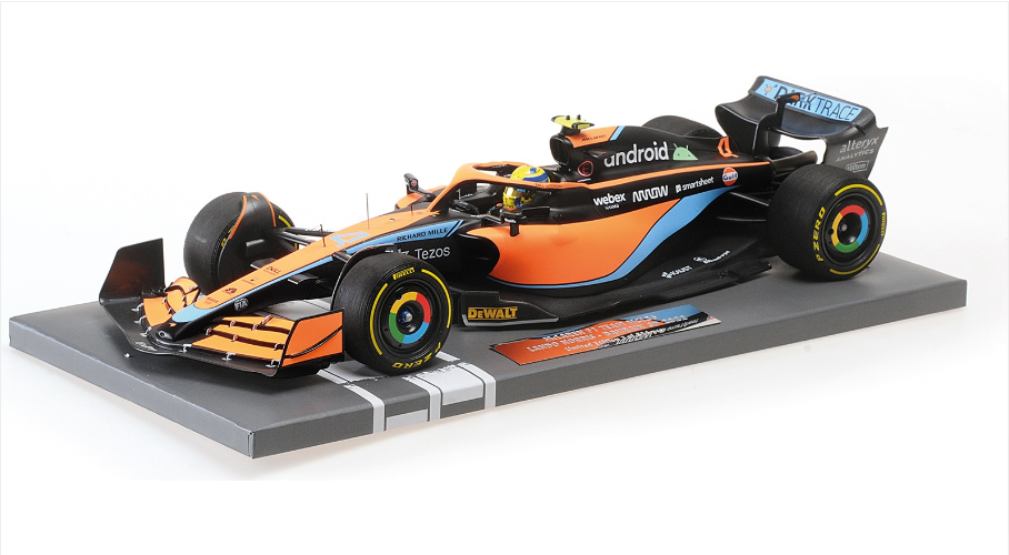 MINICHAMPS 537221804 1:18 MCLAREN F1 TEAM MCL36 - LANDO NORRIS - BAHRAIN GP 2022