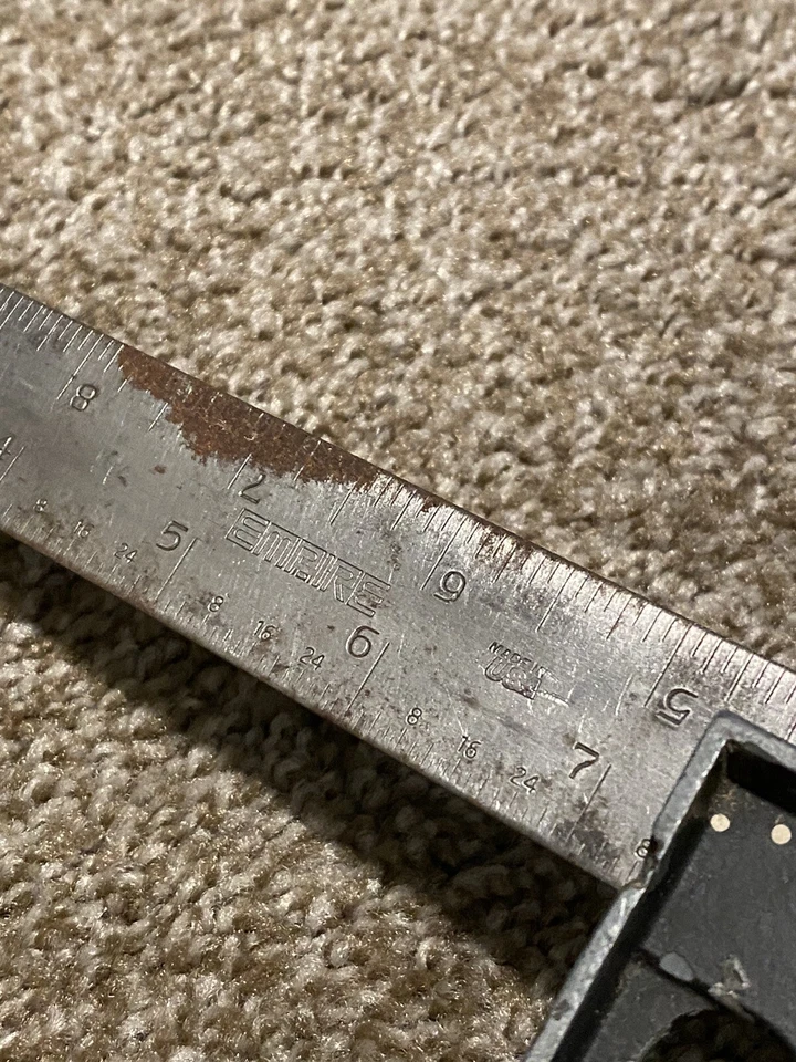Empire Level 12" Combination Square, with Scribe Steel and Brass - Vintage - Image 2 of 4