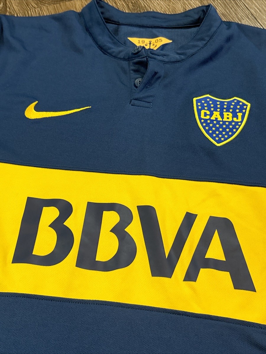 Nike Authentic Boca Juniors #19 Bravo Futol Soccer Jersey Mens