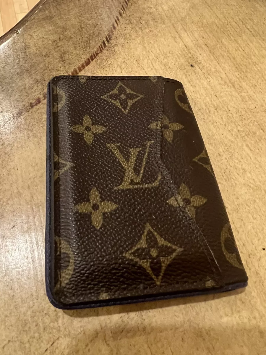 Buy Louis Vuitton Pocket Organizer Monogram Canvas Wallet Card Case at