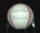 Rawlings ONL Juan Marichal Autographed Baseball “Feliz Navidad”