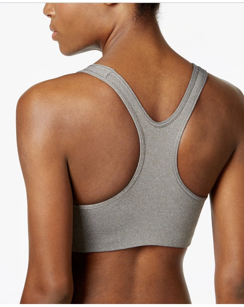 Nike Womens Padded Pro Longline Sports Bra Size Small CZ4496-084  Grey/White XS