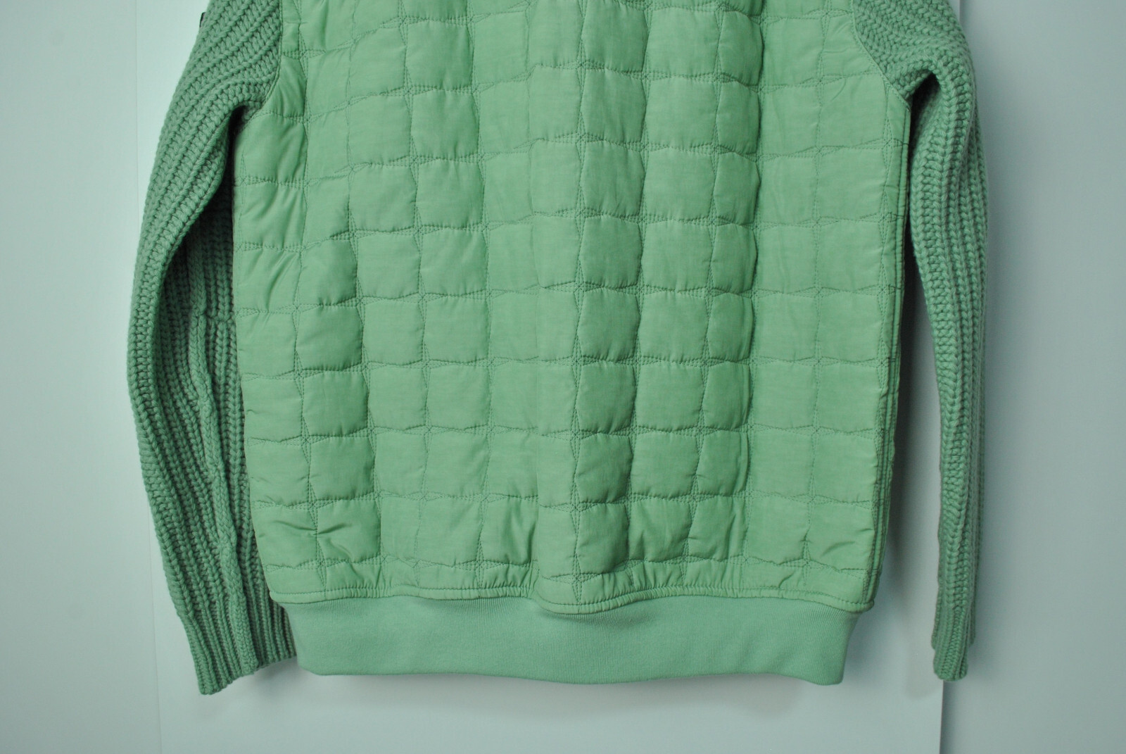 Stone Island Cupro Cotton Tella with Primaloft Insulation technology and knit image 7