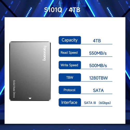 Fanxiang 128GB 256GB 512GB 1TB 2TB 4TB 2.5" SATA 3 6GB/s Internal SSD PC/MAC Lot - Picture 14 of 15