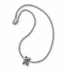 Teddy Bear Bracelet Jewelry Silver And Gold Handmade Teddy Bear Bracelet TB11-SB