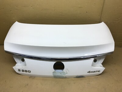 2015-2020 Mercedes S Class Coupe W217 S550 Trunk Lid Luggage OEM White 15 16 17 