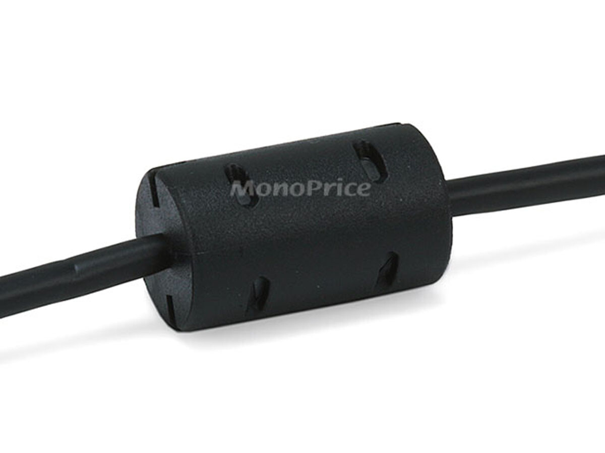 Monoprice USB-A to Mini-B 2.0 Cable - 5-Pin, 28/24AWG, Gold Plated, Black, 10ft