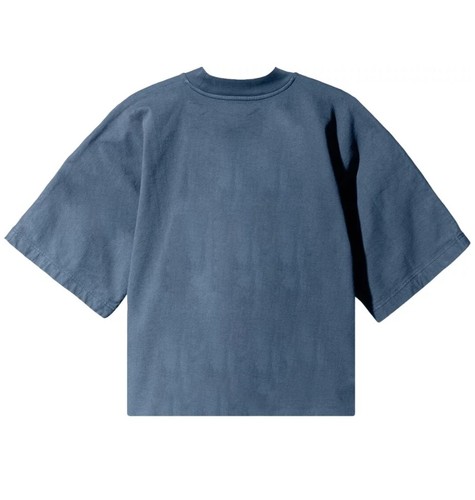 Yeezy Gap T Shirt Mens Small Blue Seamless Center Logo Engineered By Balenciaga - Picture 2 of 15
