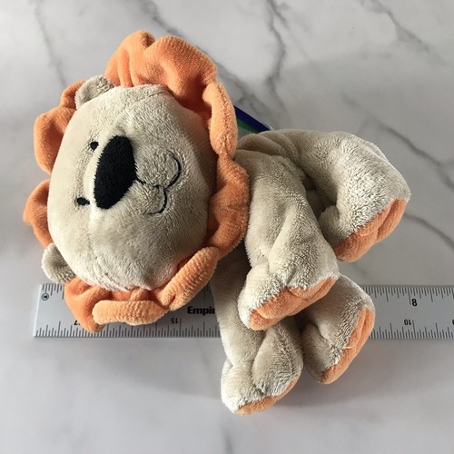 CARTER'S JUST ONE YEAR LITTLE LIONBROWN ORANGE BABY LOVEY PLUSH ANIMAL - Picture 4 of 5