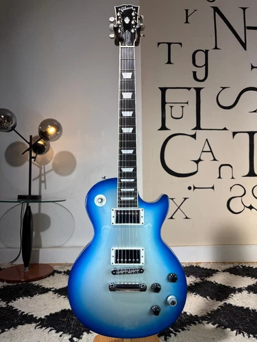 Gibson Les Paul Robot 2007 RARE Japan Import 50's Neck Profile Blue Burst 9lb