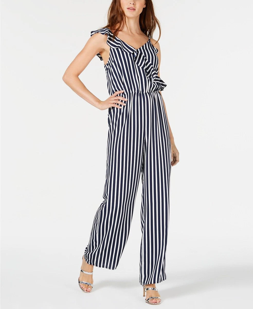Bar iii store ruffled jumpsuit
