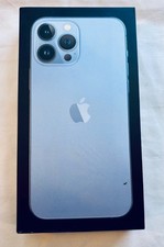 BOX ONLY Apple iPhone 13 Pro Max Blue BOX ONLY. B2